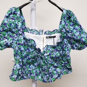 BRAND NEW FANCY ZARA TOP